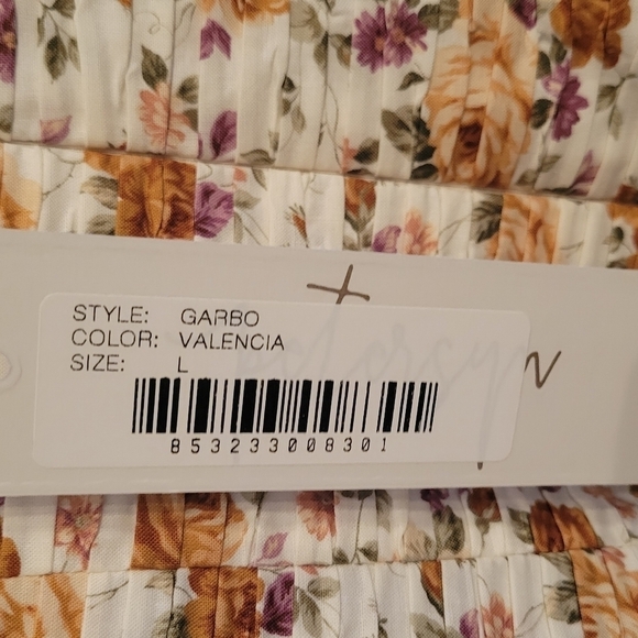 Petersyn Garbo Floral Print Dress Size L NWT - Picture 13 of 14